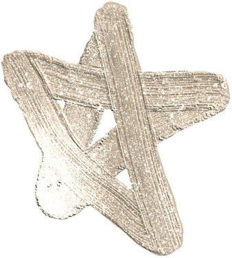 Silver Glitter Star